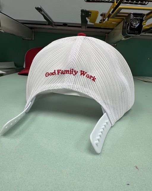 hat embroidery